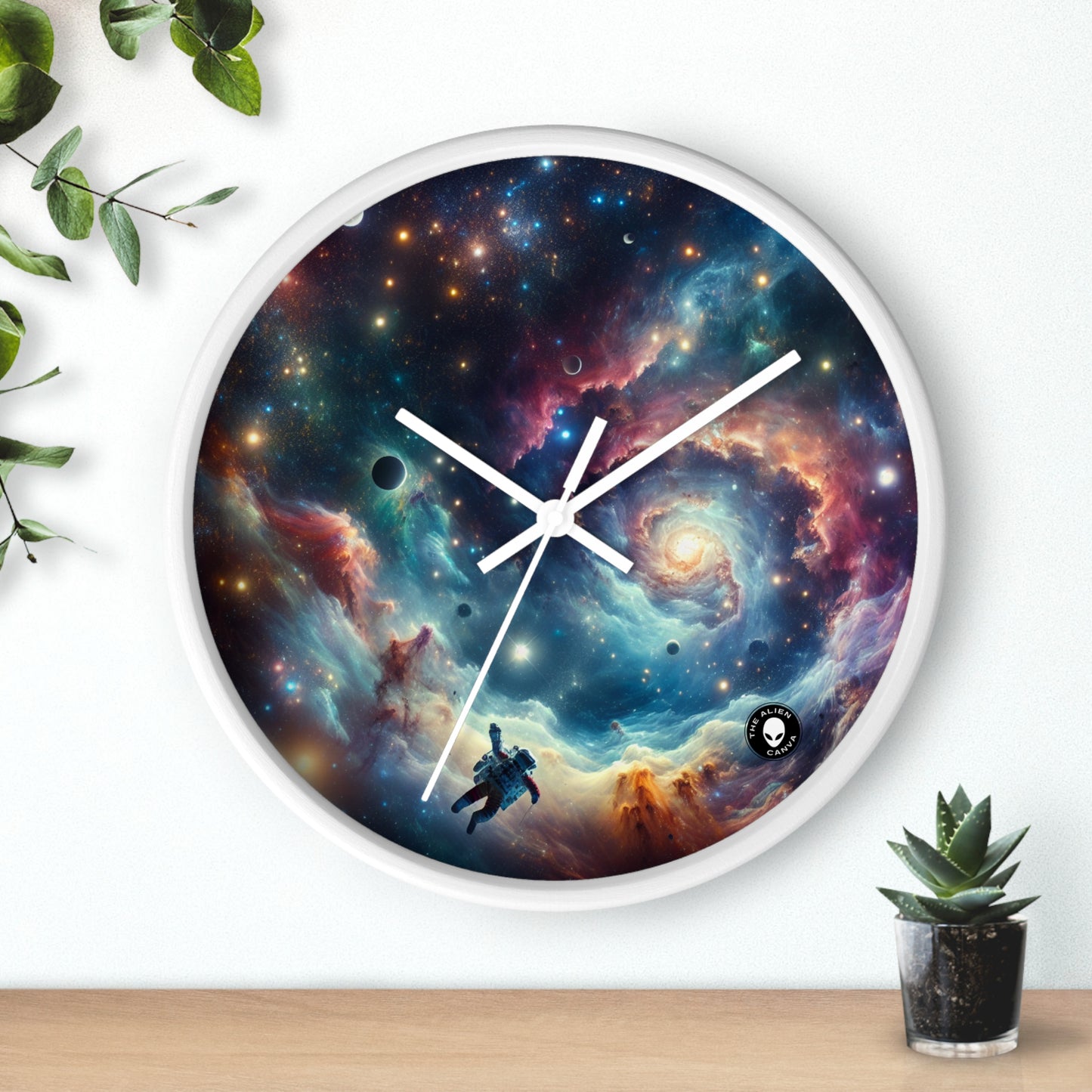 "Galactic Explorer" - The Alien Wall Clock