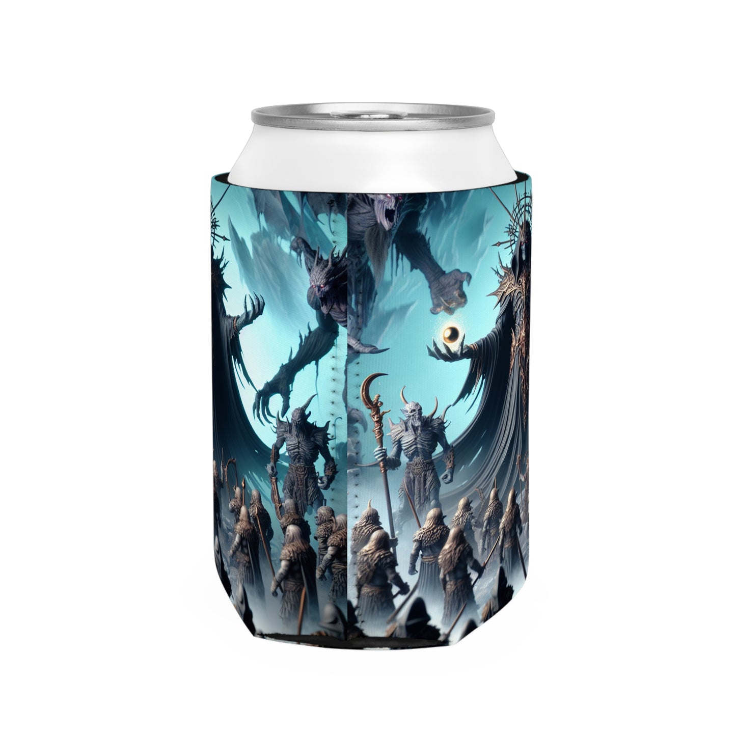 "La batalla por el anillo único" - The Alien Can Cooler Sleeve