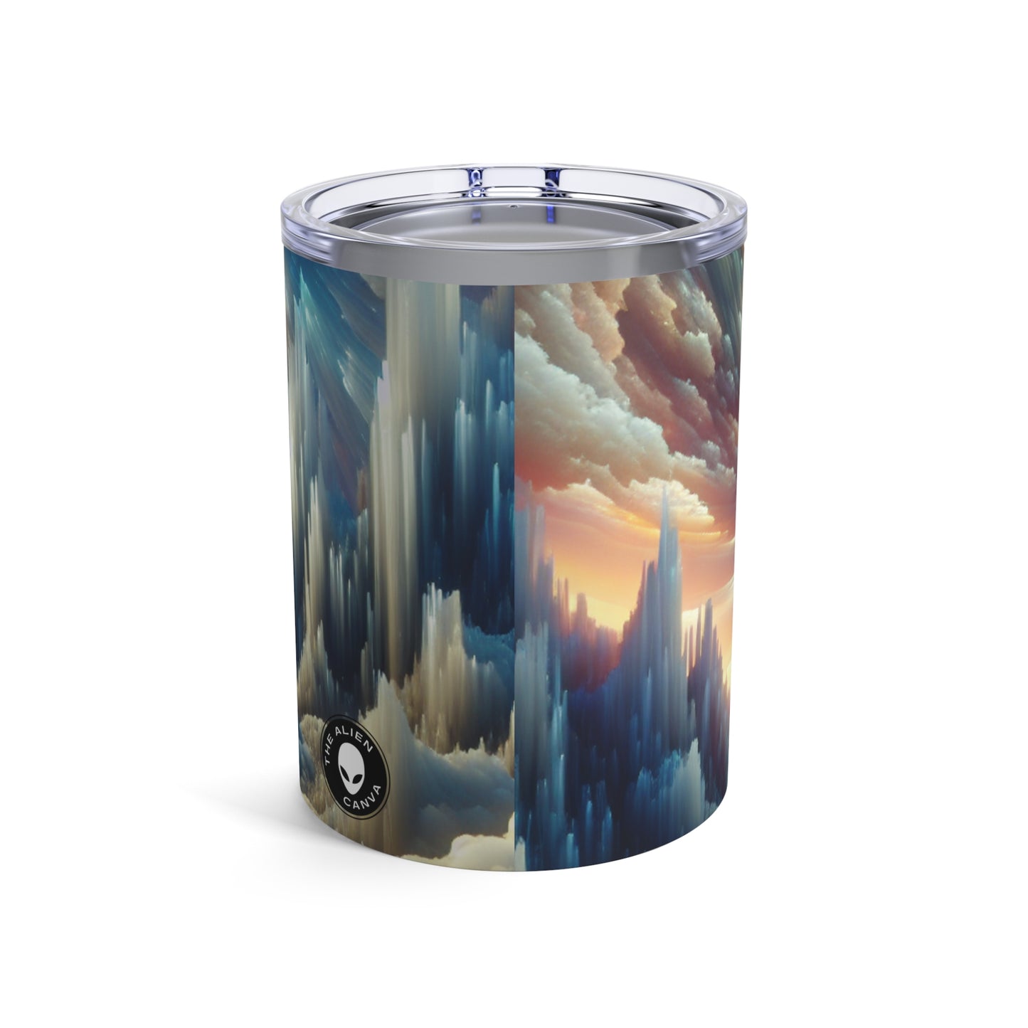 Crystal Peaks and Colorful Skies - The Alien Tumbler 10oz