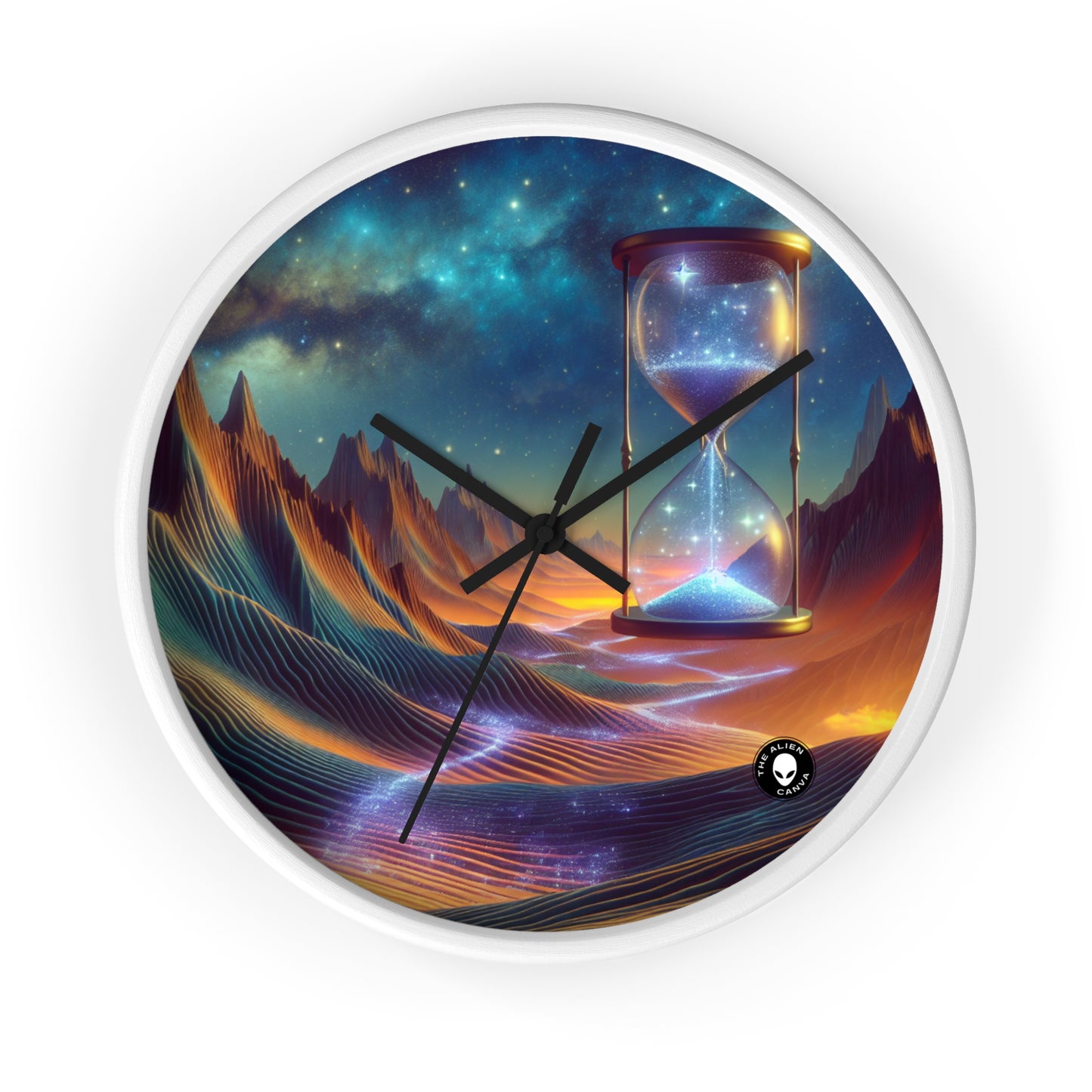 "Starry Sands of Time" - The Alien Wall Clock