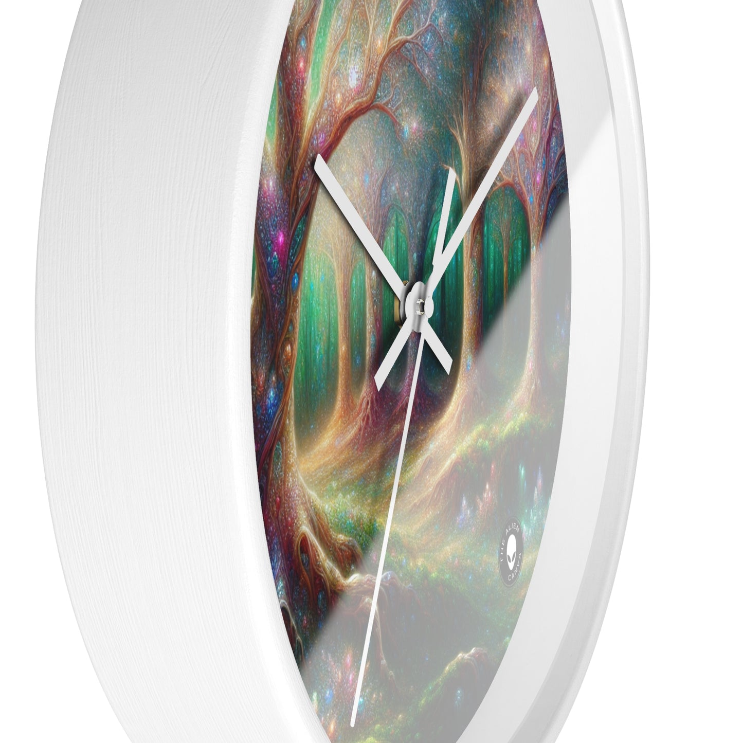 "Crystal Forest Fantasia" - L'horloge murale extraterrestre