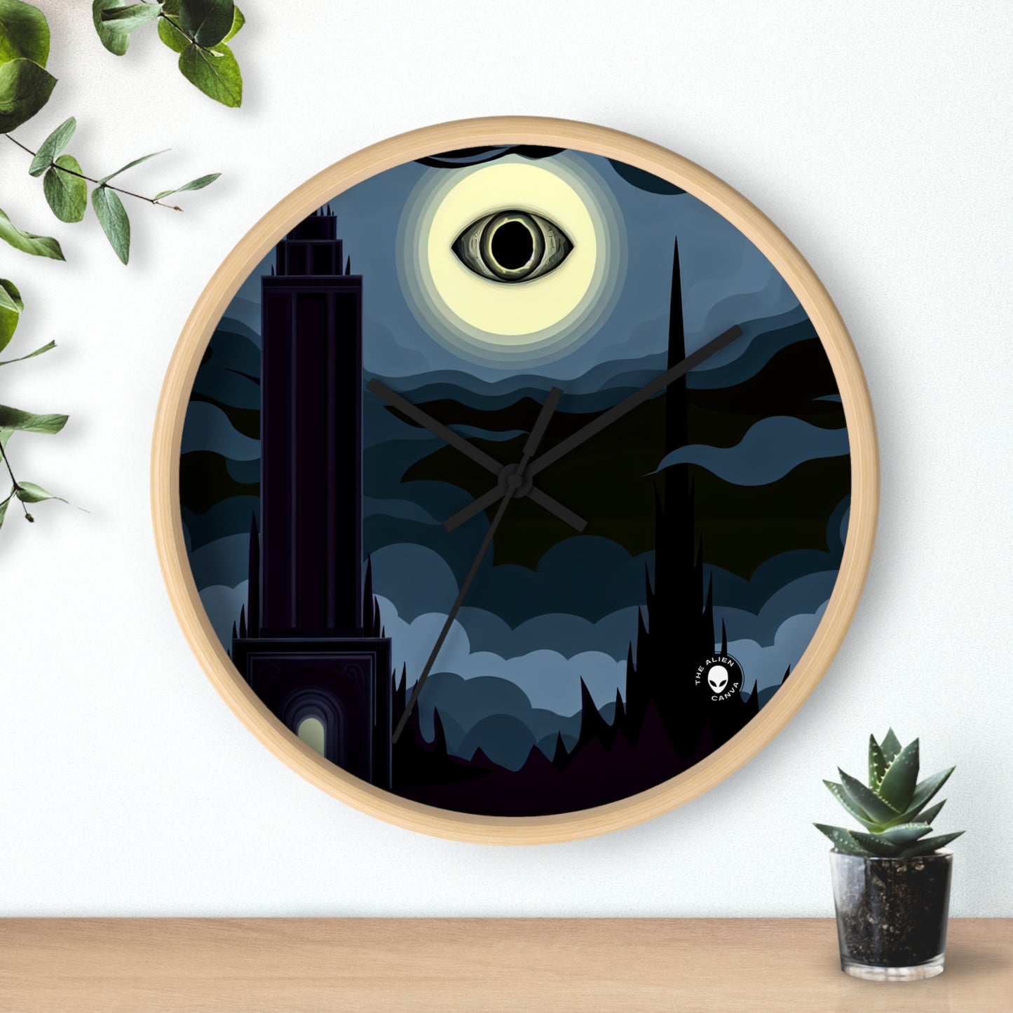 "Tour de la Terreur dans le Mordor" - L'horloge murale extraterrestre