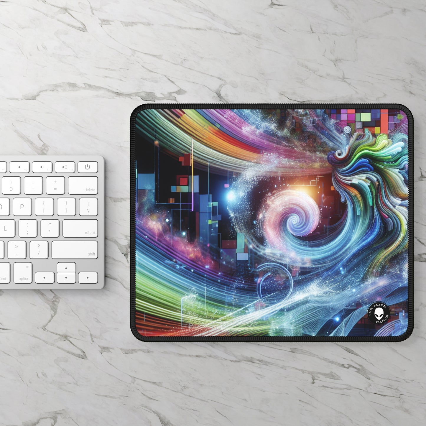 "Fluid Harmony: A Mesmerizing Video Symphony" - The Alien Gaming Mouse Pad Video Art