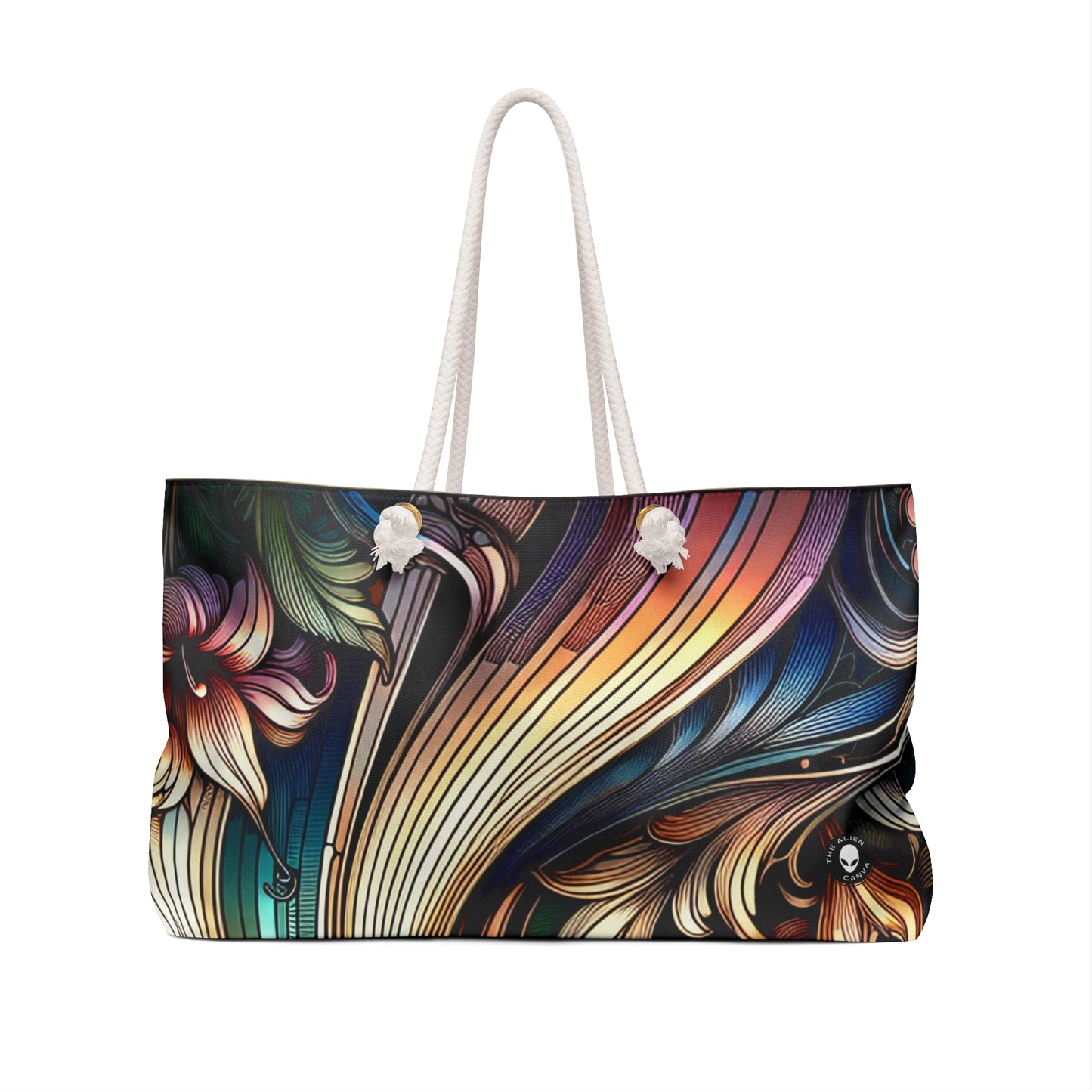 "Elegancia floral: cartel del jardín botánico Art Nouveau" - The Alien Weekender Bag Art Nouveau