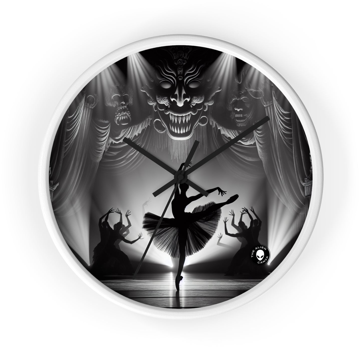 "Dance in the Spotlight". - The Alien Wall Clock