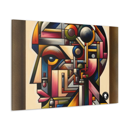 "My Cubist Reflection" - The Alien Canva Cubism