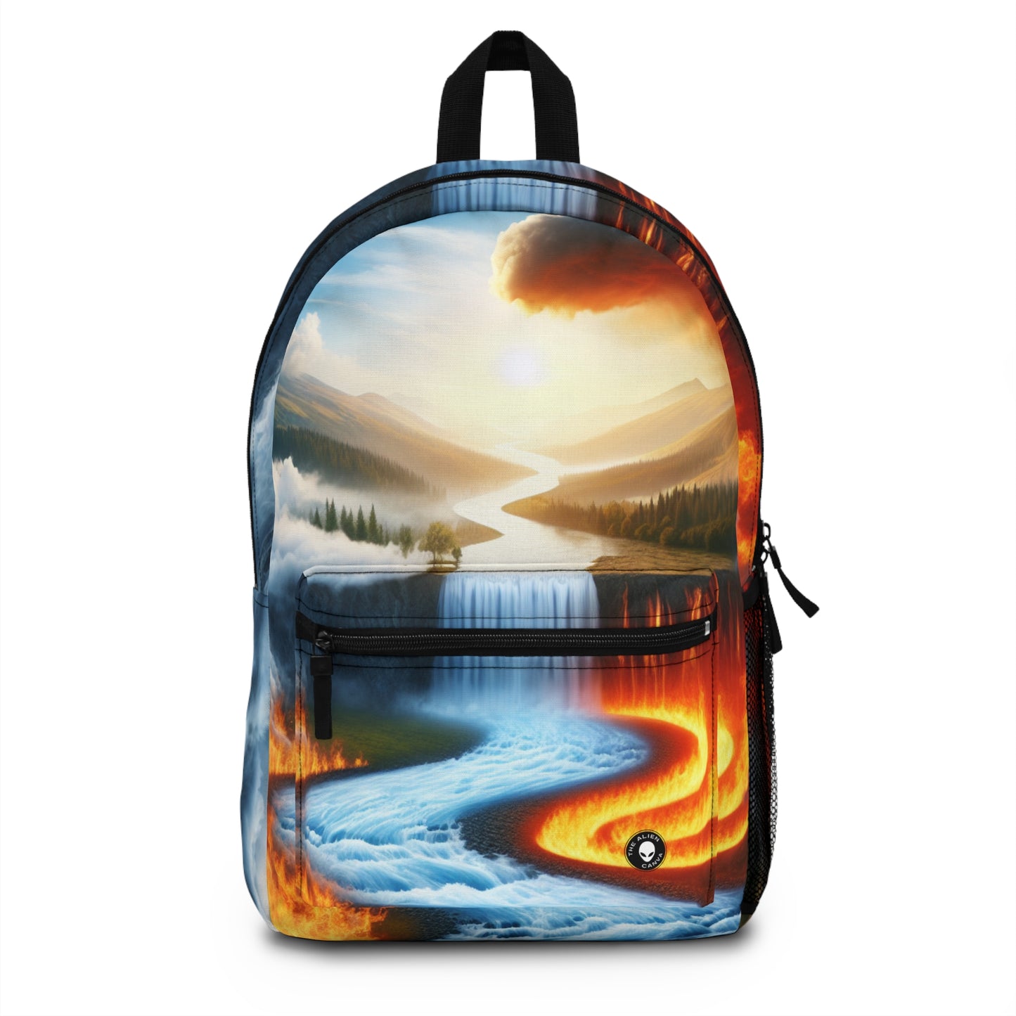 "Fusion of Elements: Harmony in Contrast" - The Alien Backpack