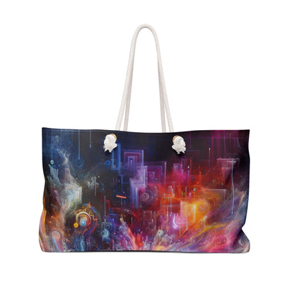 "Chromatic Sundown: Time-Lapse Sky Art" - The Alien Weekender Bag Video Art