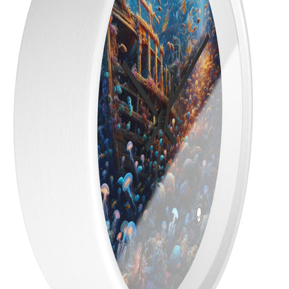 "Enigmatic Underwater World" - The Alien Wall Clock