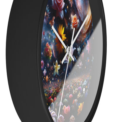 "Floral Constellations" - The Alien Wall Clock