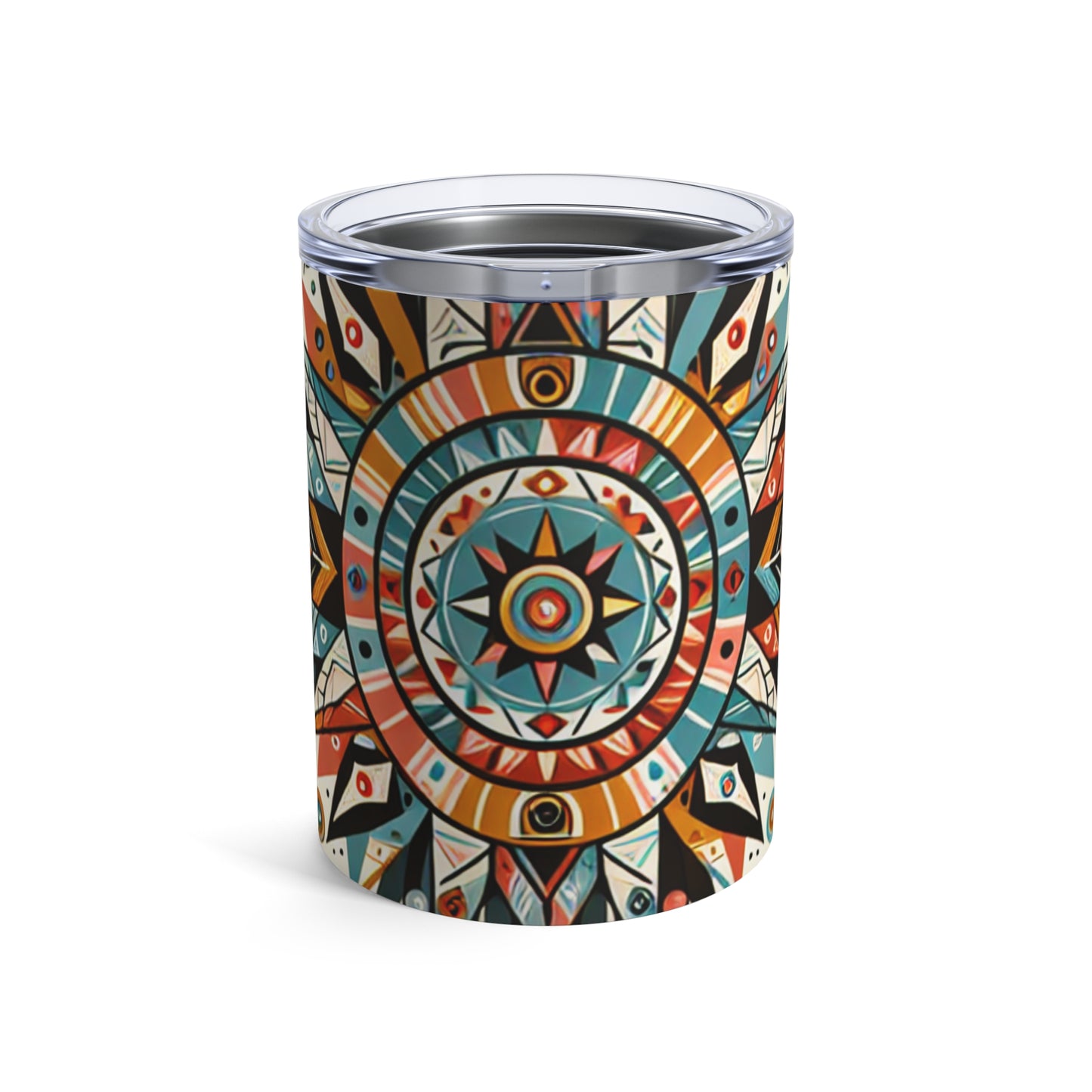 "La sabiduría de la naturaleza: un tributo indígena" - The Alien Tumbler 10oz Indigenous Art