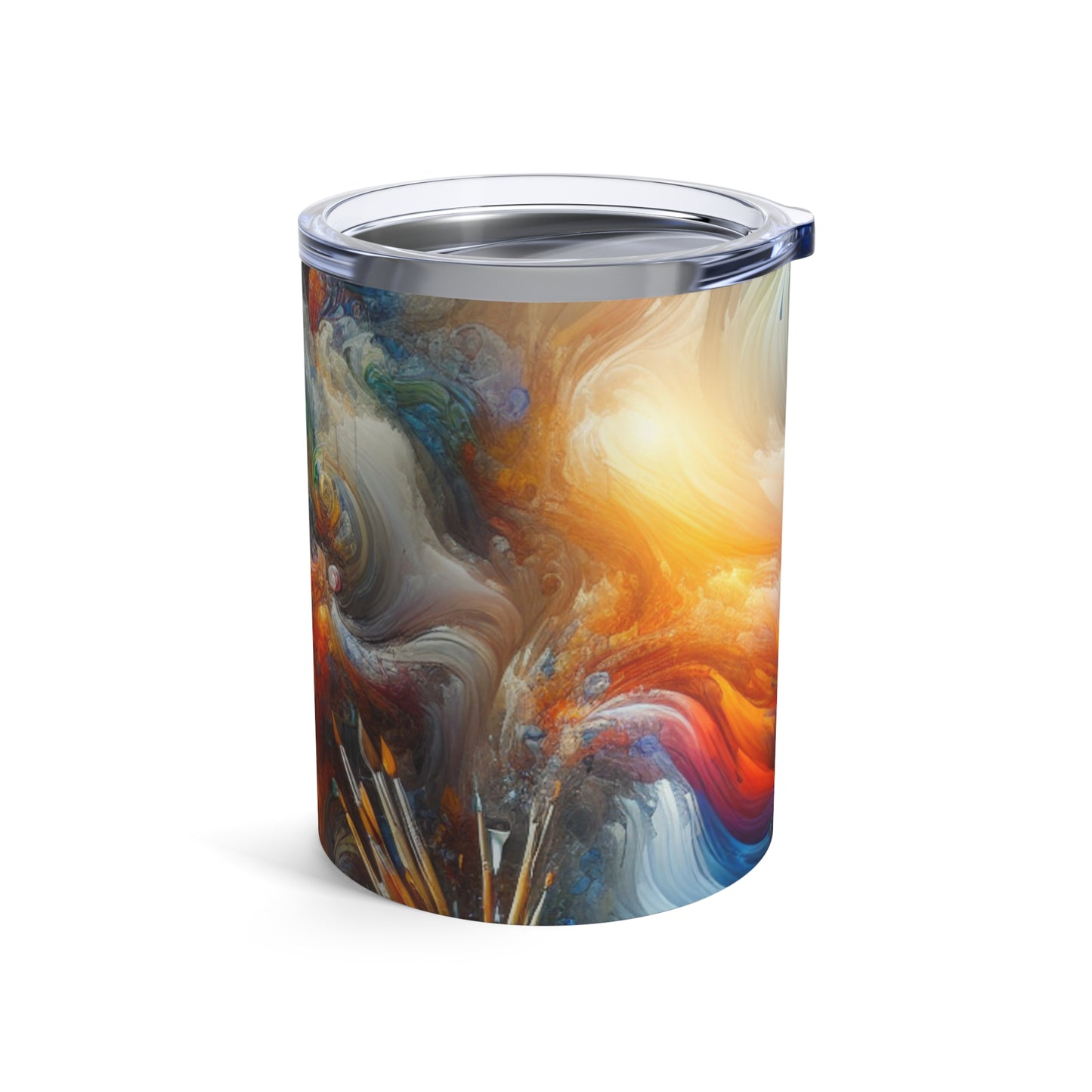 « Forêt mystique : un pays des merveilles fantaisiste » - La peinture numérique Alien Tumbler 10oz