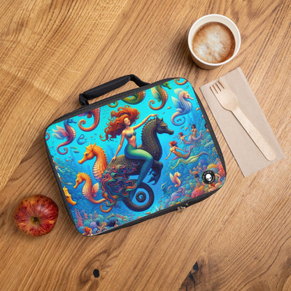 "Seahorse Serenade: A Magical Underwater Journey"- The Alien Lunch Bag