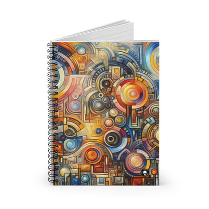 "Roots to Radiance: An Artistic Exploration of Personal Growth and Transformation" - The Alien Spiral Notebook (Ruled Line) Symbolism