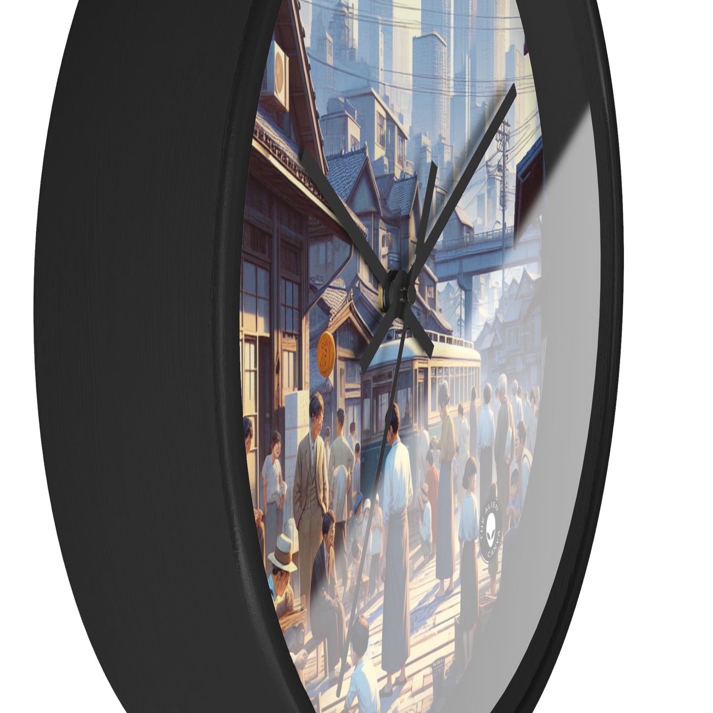 "Unity in Diversity: Community Garden" - The Alien Wall Clock Social Realism