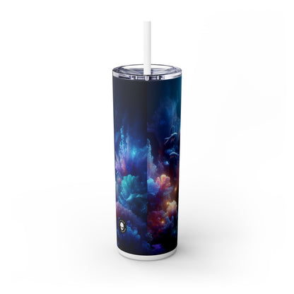 « Coral Fantasia : un délice sous-marin de rêve » - Le verre fin Alien Maars® avec paille 20 oz