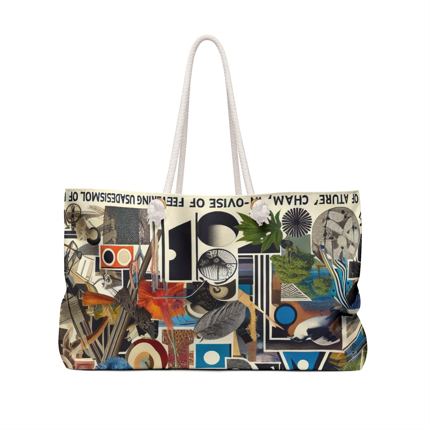 "Mysterious Poetry of the Natural World" - The Alien Weekender Bag Dadaism Style