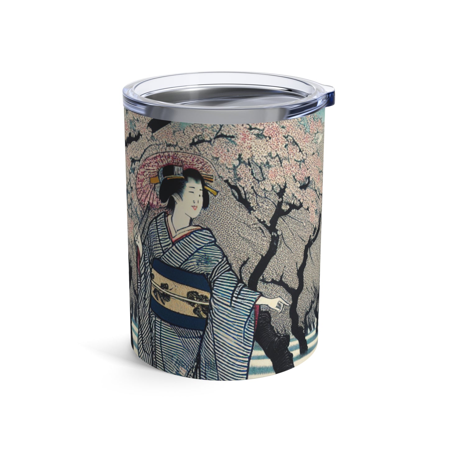 "Blossoming Sky" - The Alien Tumbler 10oz Ukiyo-e (Japanese Woodblock Printing)