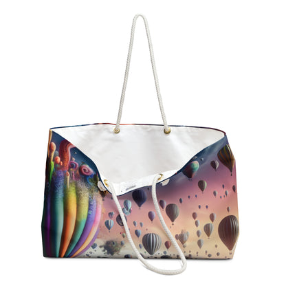 "Whimsical Sky: una aventura surrealista en globo" - The Alien Weekender Bag