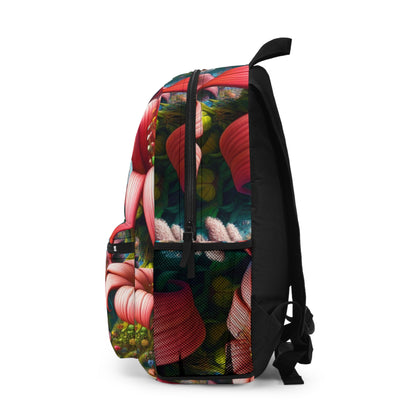 "Fanciful Garden: Big Blooms and Little Creatures" - The Alien Backpack