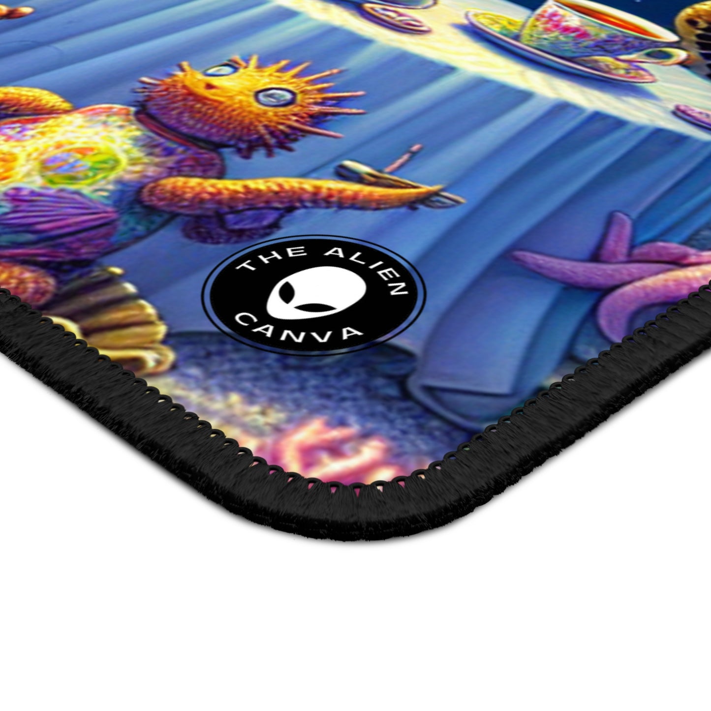 "Tea Time Under the Sea" - The Alien Gaming Mouse Pad