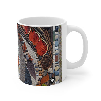 "Nature's Urban Canvas" - Mug en céramique Alien 11oz Land Art