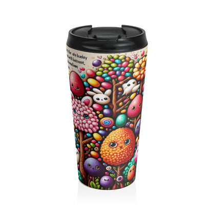 Taza de viaje de acero inoxidable "Jellybean Forest Fantasy" - El extraterrestre