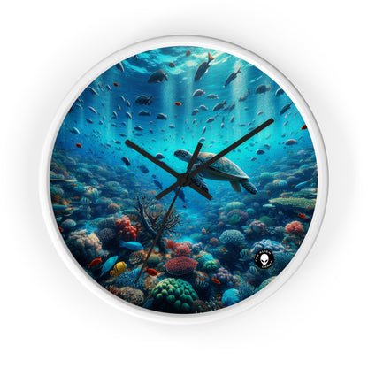 "Underwater Wonderland" - The Alien Wall Clock