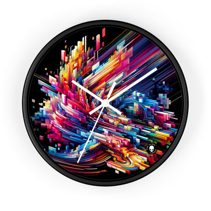 "ChronoSynthesis: A Visual Exploration of Time Perception" - The Alien Wall Clock Video Art