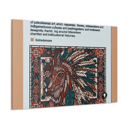 "Resilience Unveiled: A Postcolonial Celebration" - The Alien Canva Postcolonial Art