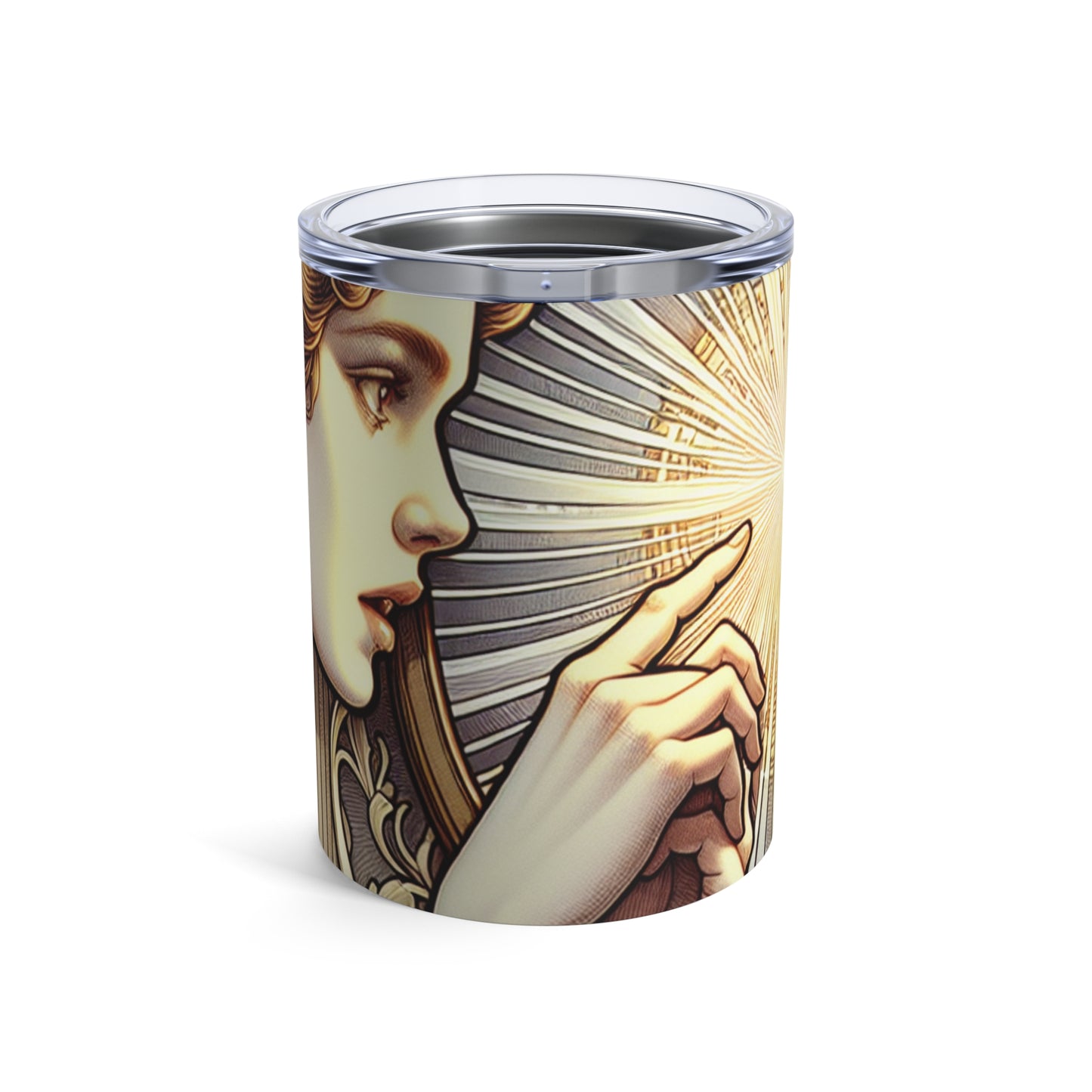 "Reflection of Beauty" - The Alien Tumbler 10oz Art Nouveau