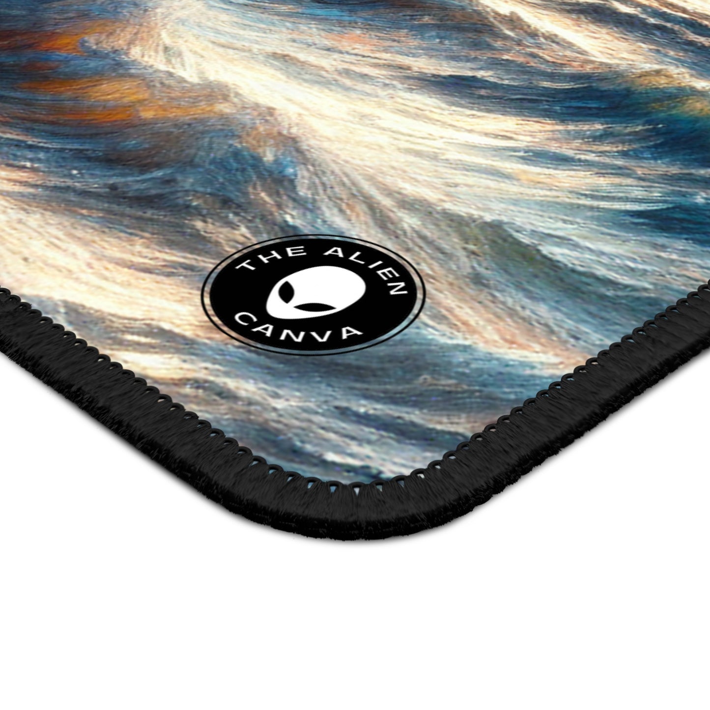 "Storm-Tossed Seas" - The Alien Gaming Mouse Pad Impressionism