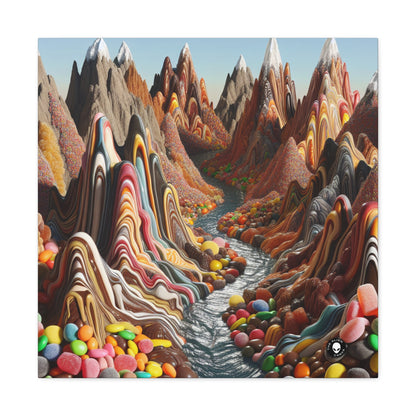 "Candyland: A Sweet Surrealistic Landscape" - The Alien Canva