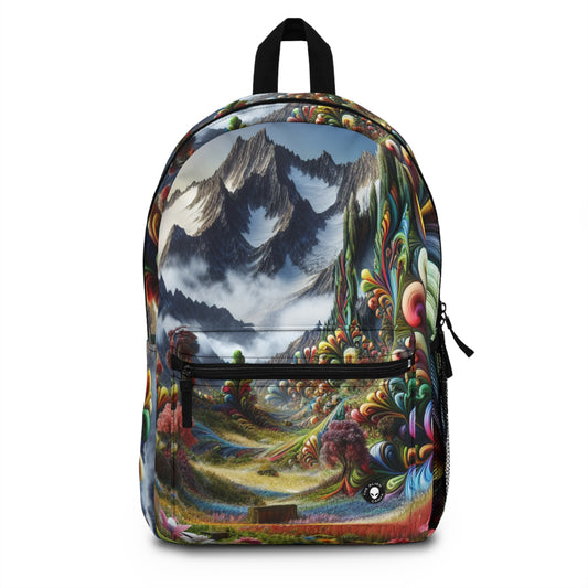 "Candy Mountains and Whimsical Valleys" - The Alien Backpack