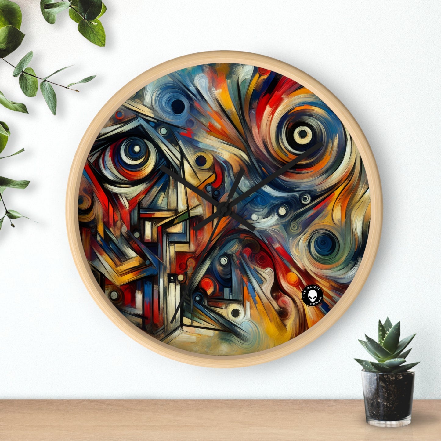 "Tempestuous Majesty" - The Alien Wall Clock Expressionism