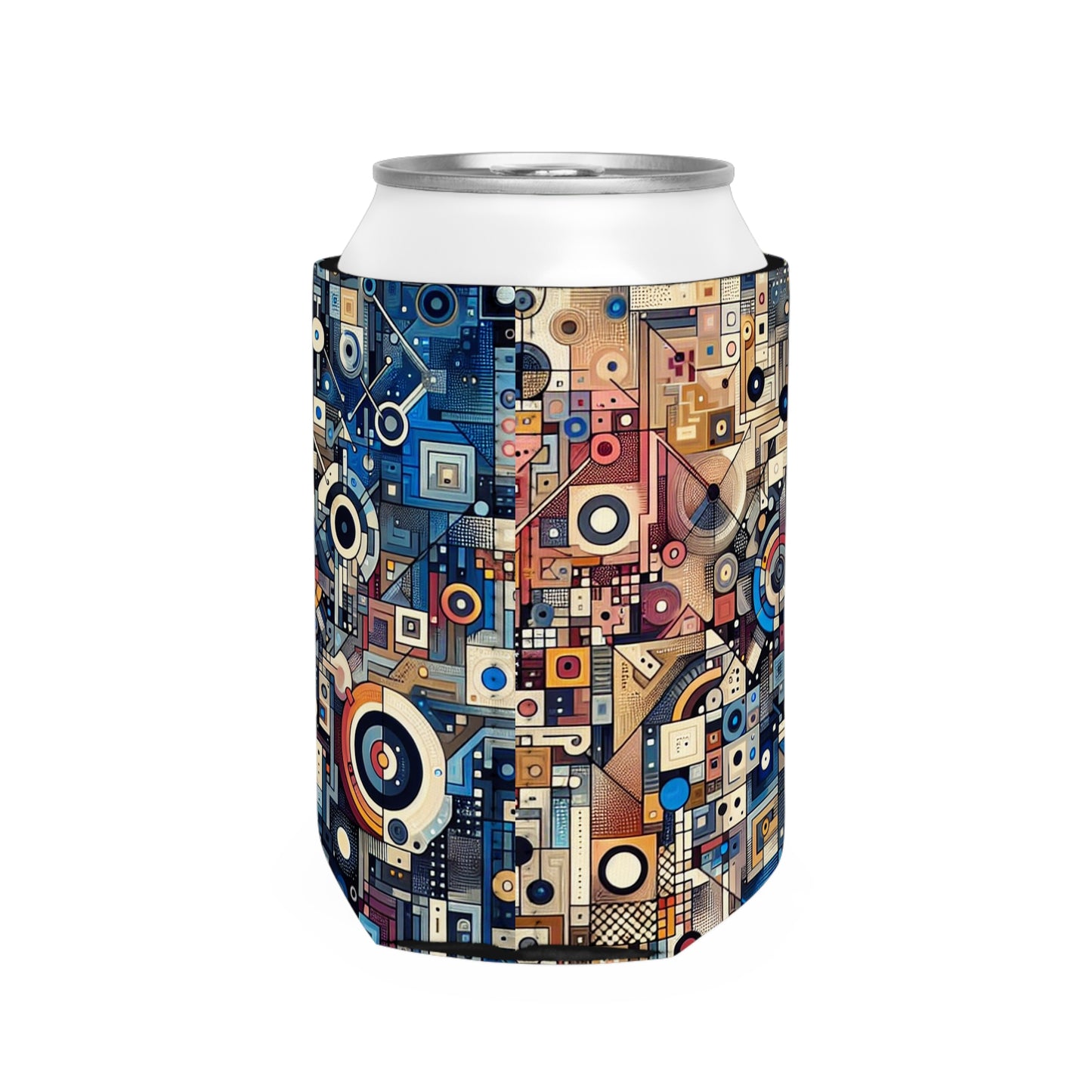 "Connected Hearts: Love in the Digital Age" - The Alien Can Cooler Sleeve Conceptual Art