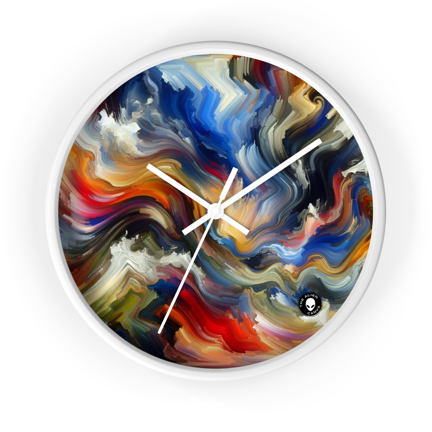 "Cacophony of Conflict" - The Alien Wall Clock Expressionism