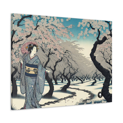 "Blossoming Sky" - The Alien Canva Ukiyo-e (impression japonaise sur bois)