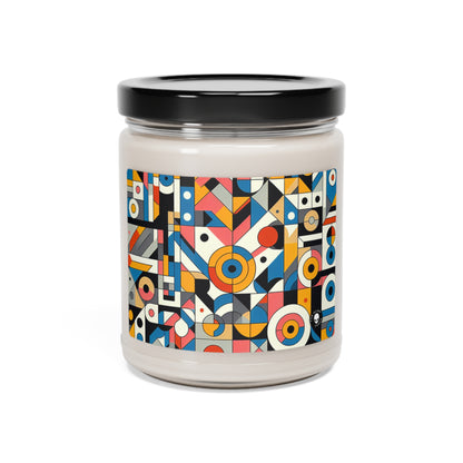 "Cityscape Ignited" - The Alien Scented Soy Candle 9oz Geometric Abstraction