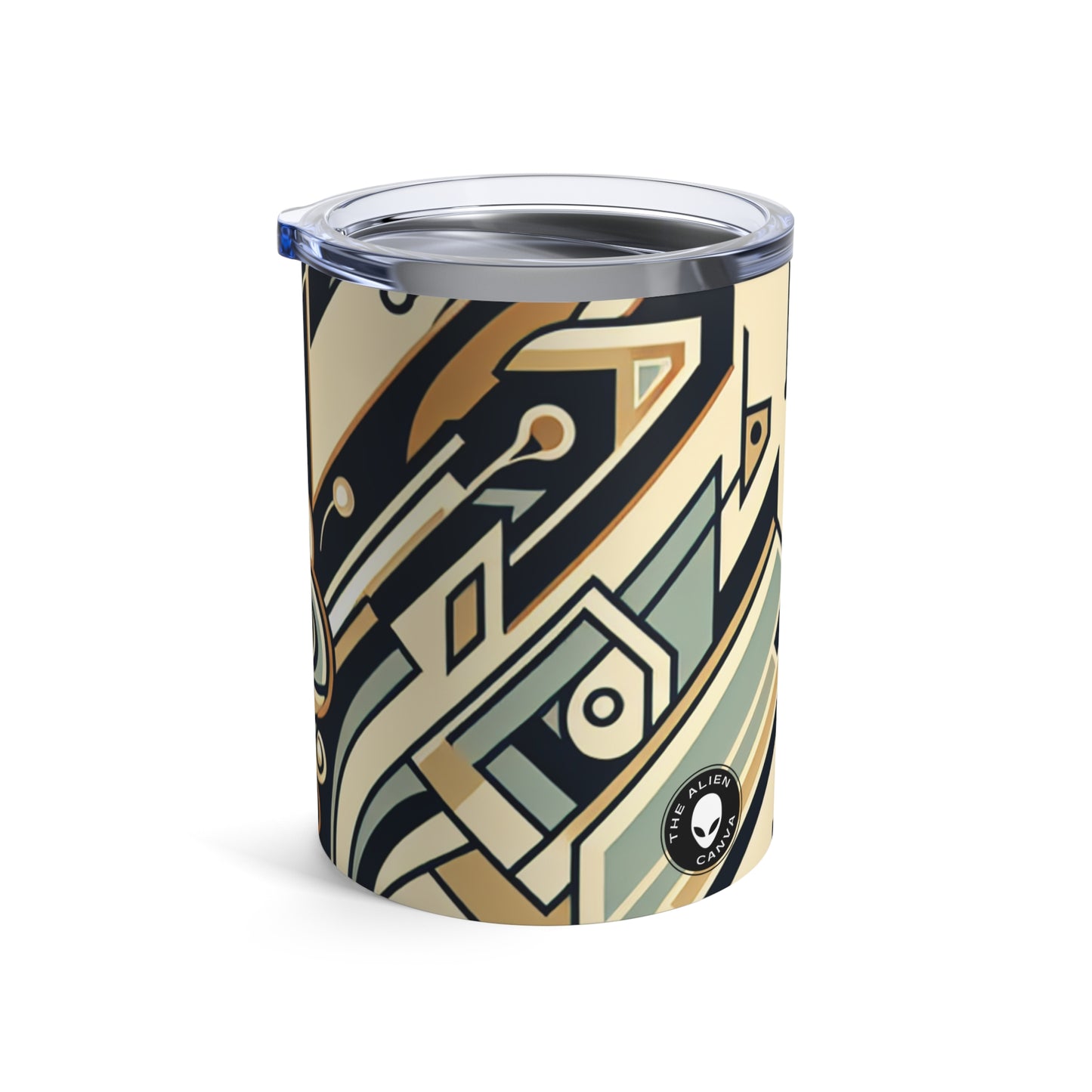 "Noches glamorosas: un paisaje urbano Art Déco" - The Alien Tumbler 10oz Art Deco