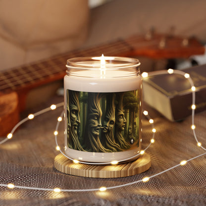 "Whispering Trees: Secrets of the Mystic Forest" - The Alien Scented Soy Candle 9oz