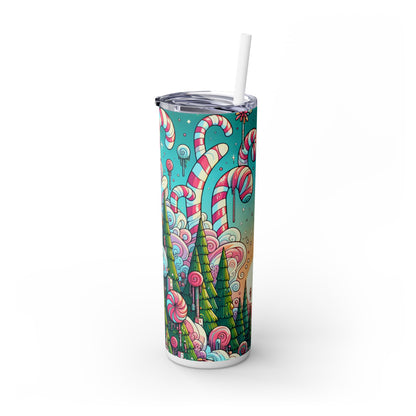 "Sugar Wonderland" - The Alien Maars® Skinny Tumbler avec paille 20oz