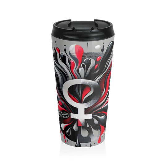 "Borders Broken: A Provocative Journey into Transgressive Art" - The Alien Stainless Steel Travel Mug Transgressive Art