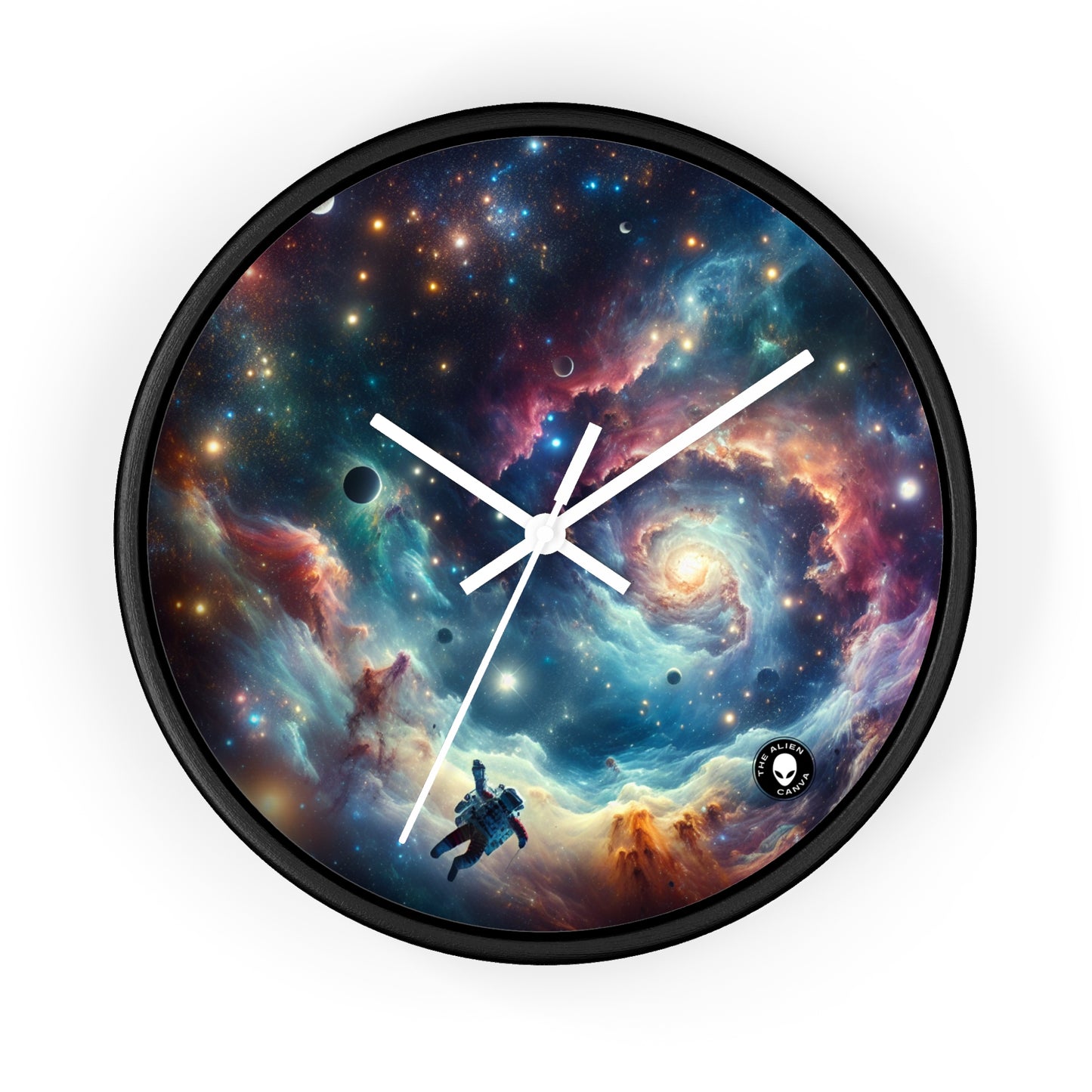 "Galactic Explorer" - The Alien Wall Clock