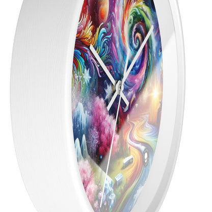 "Chronicles of Change: A Timeless Tapestry" - The Alien Wall Clock