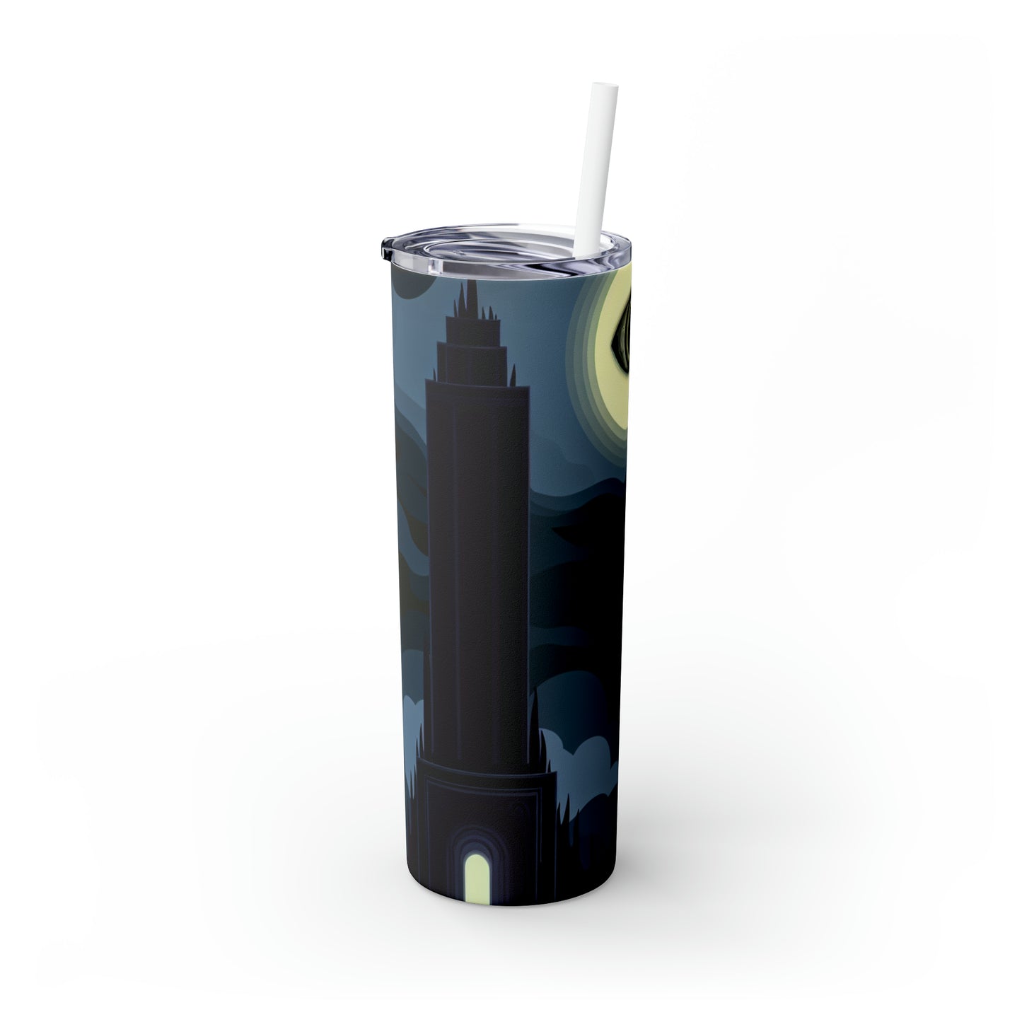 "Tour de la Terreur dans le Mordor" - The Alien Maars® Skinny Tumbler avec paille 20oz