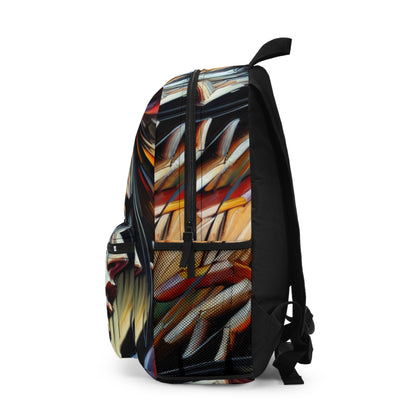 "Night Pulse: Expressions of Urban Chaos" - The Alien Backpack Expressionism