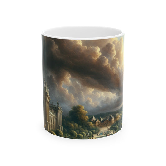 "Banquet Royal dans un Palais Baroque" - Tasse en Céramique Alien 11oz Baroque