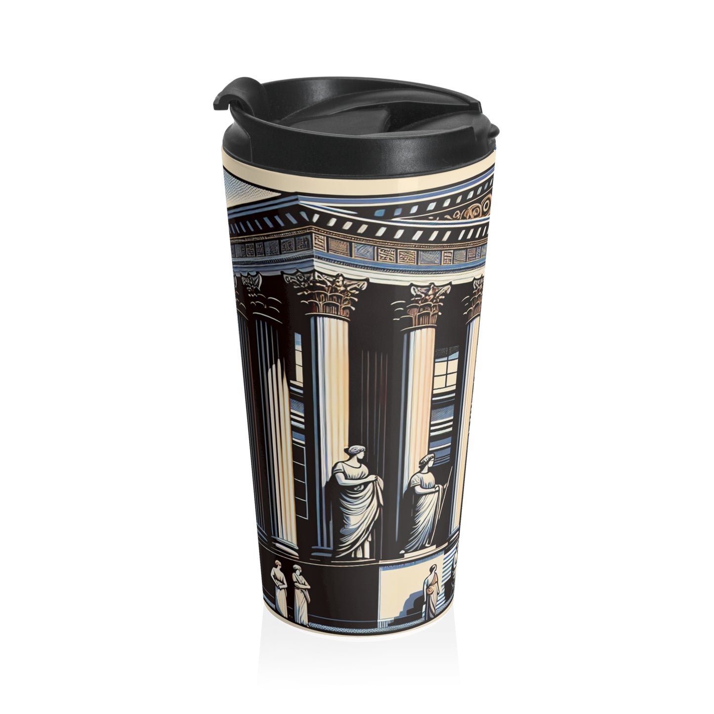 "Neoclassical Urban Elegance" - The Alien Stainless Steel Travel Mug Neoclassicism