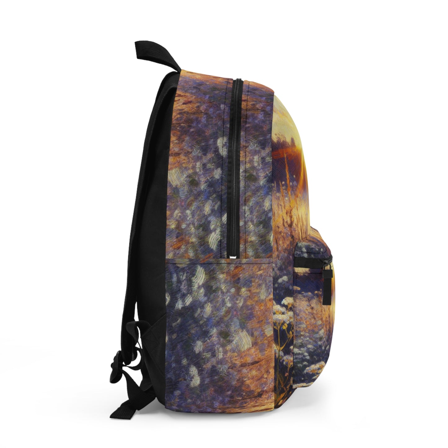 "Wildflower Sunrise" - The Alien Backpack Impressionism Style